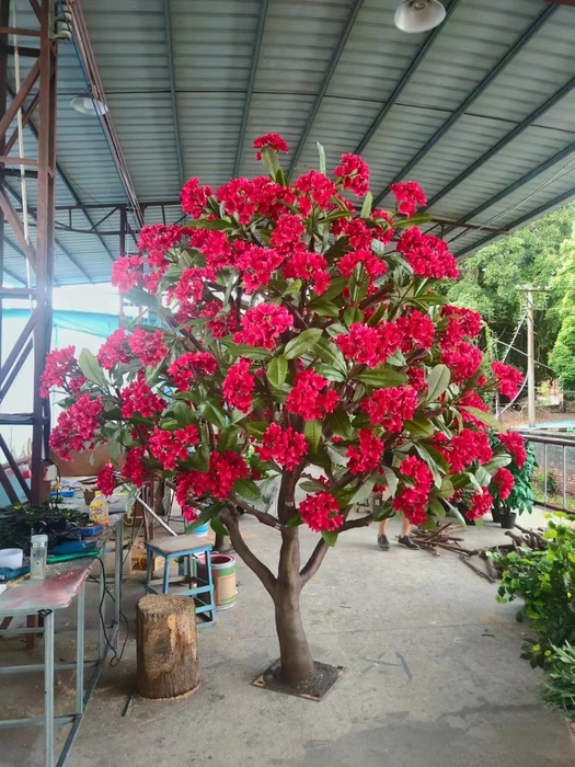 仿真雞蛋花樹