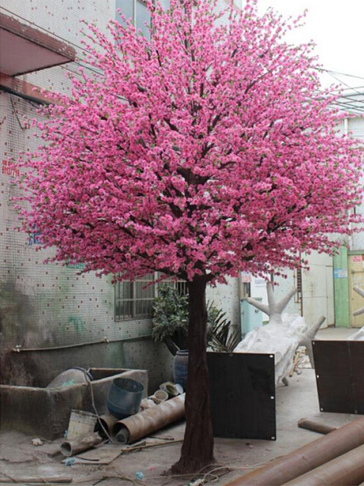 仿真桃花樹