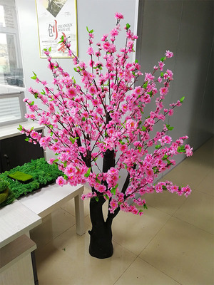 仿真桃花樹