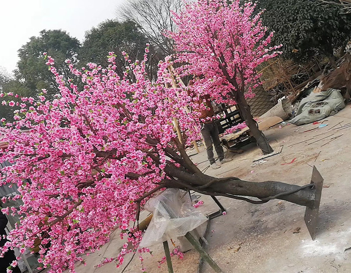 仿真桃花树