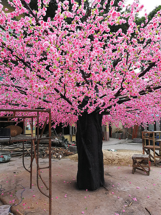 仿真桃花树