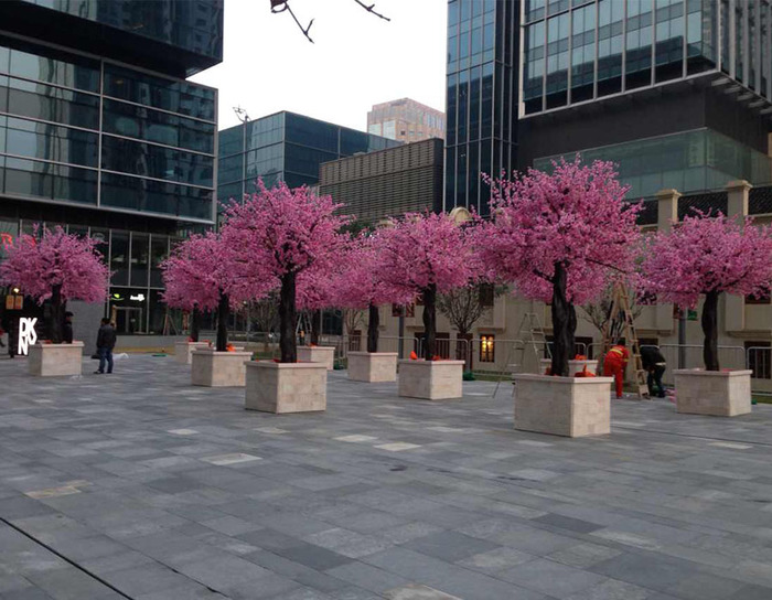 仿真桃花树