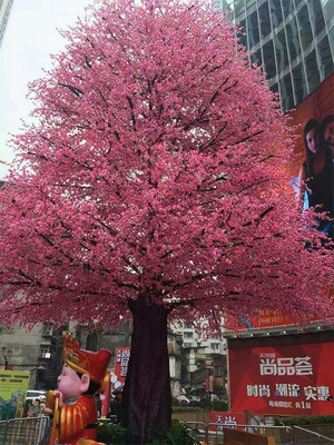 仿真桃花樹