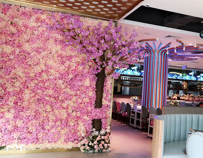 仿真桃花樹