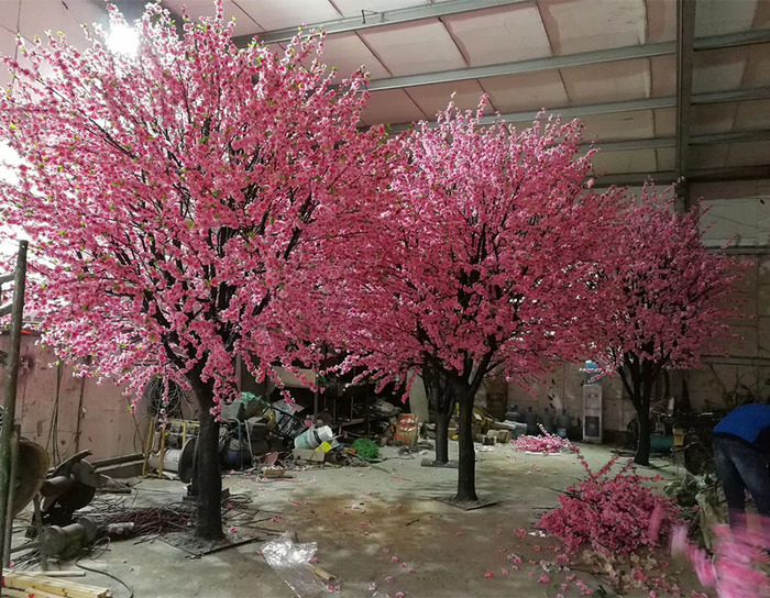 仿真桃花樹