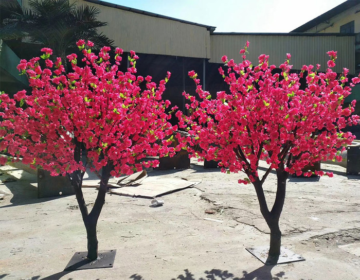 仿真桃花树