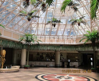 廣西北海海灘大酒店仿真椰子樹裝飾案例